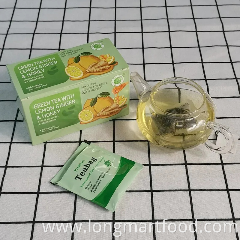 Customized Lemon Flavor Ginger Tea for Honey Lemon Ginger Tea